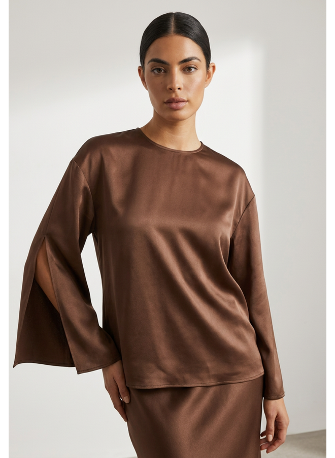 Azulae Rebecca Top Brown