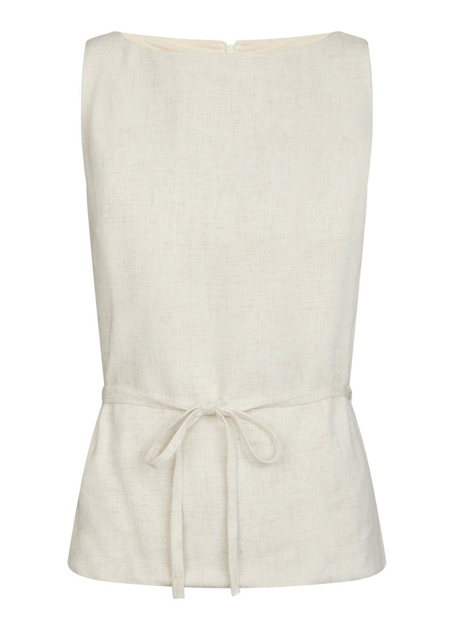 Neo Noir Nassa Linen Top Natural