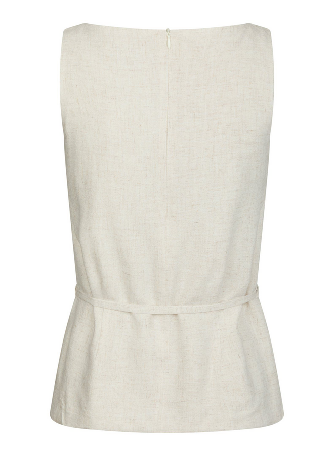 Neo Noir Nassa Linen Top Natural