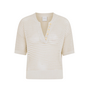 Varley Callie Knit Top Egret