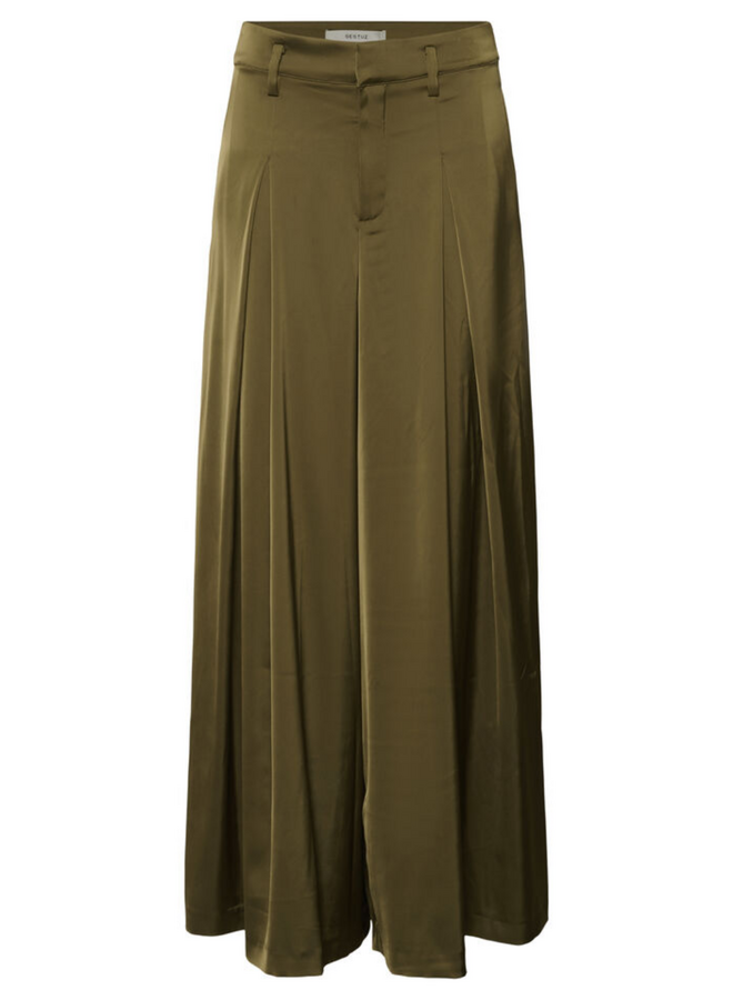 Gestuz Cerina HW Pants Military Olive - Green