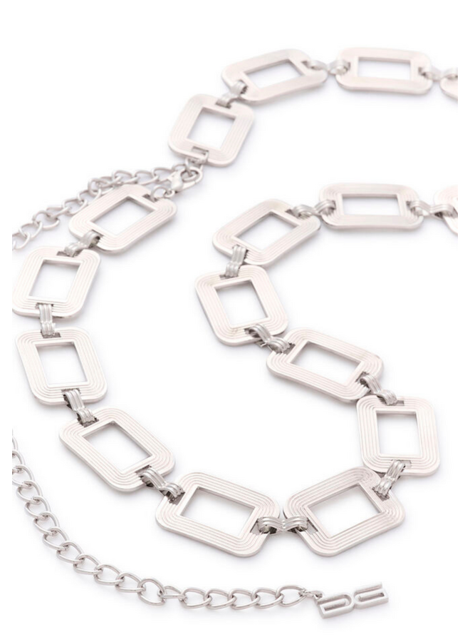Gestuz Channie Chain Belt Silver