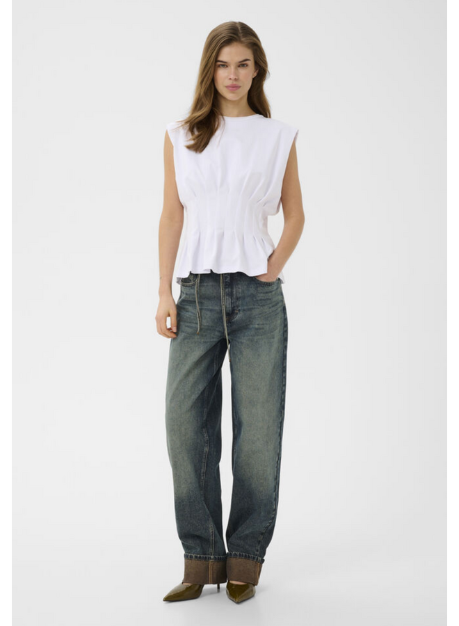 Gestuz Inez SL Tee Bright White