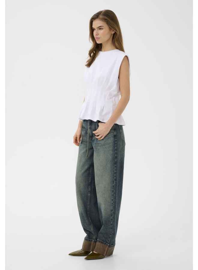 Gestuz Inez SL Tee Bright White
