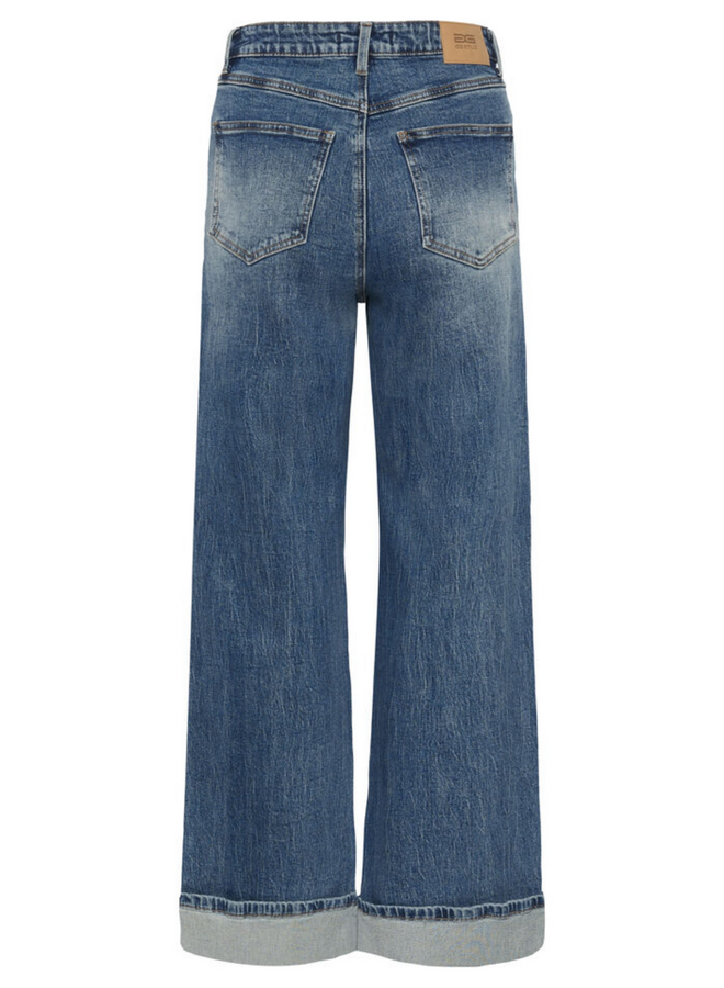 Gestuz Sara HW Wide Jeans NOOS Washed Mid