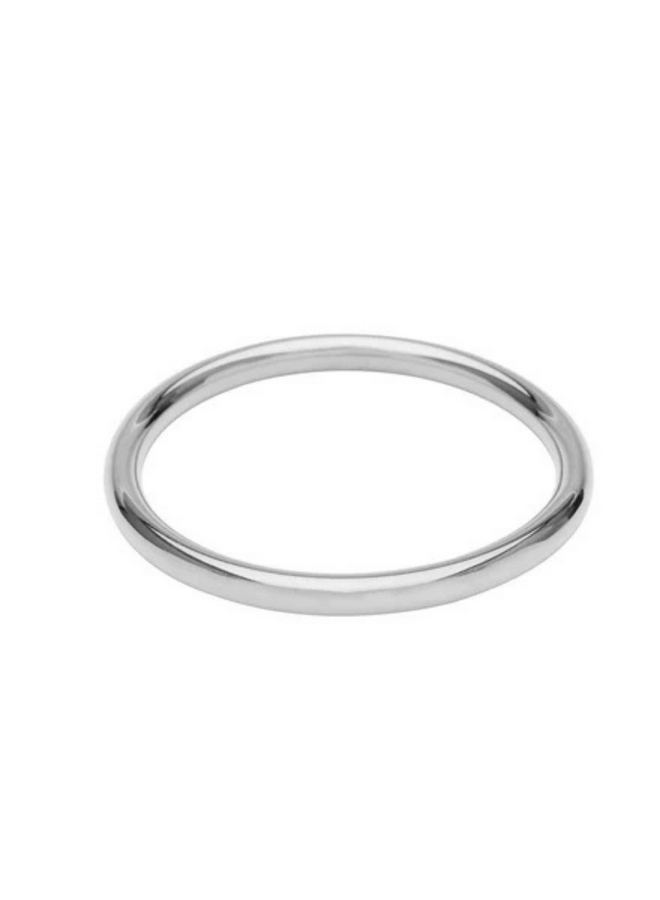 Pico Ray Bangle 6mm Silver Plated