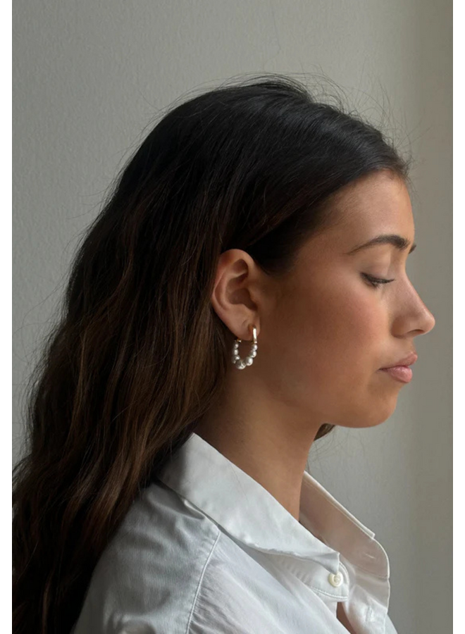Pico Phoebe Hoops Pearl