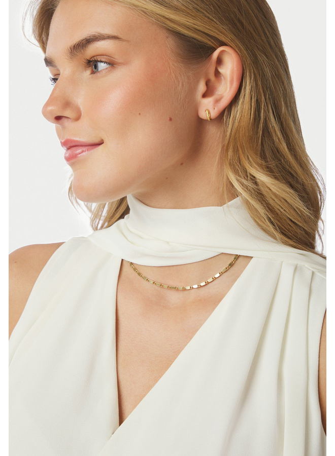 Neo Noir Inge Chiffon Top Off White