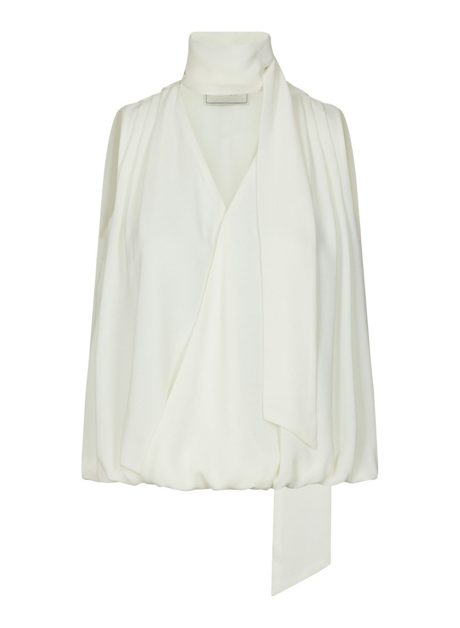 Neo Noir Inge Chiffon Top Off White