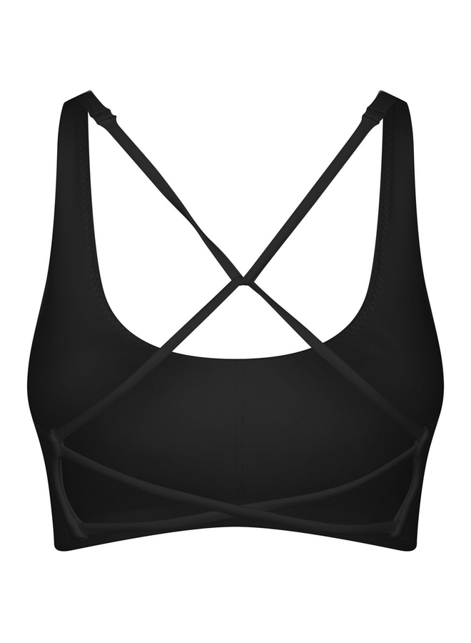 Neo Noir Ea String Top Black