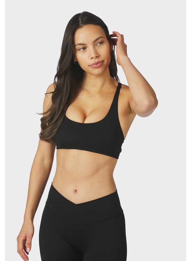 Neo Noir Ea String Top Black