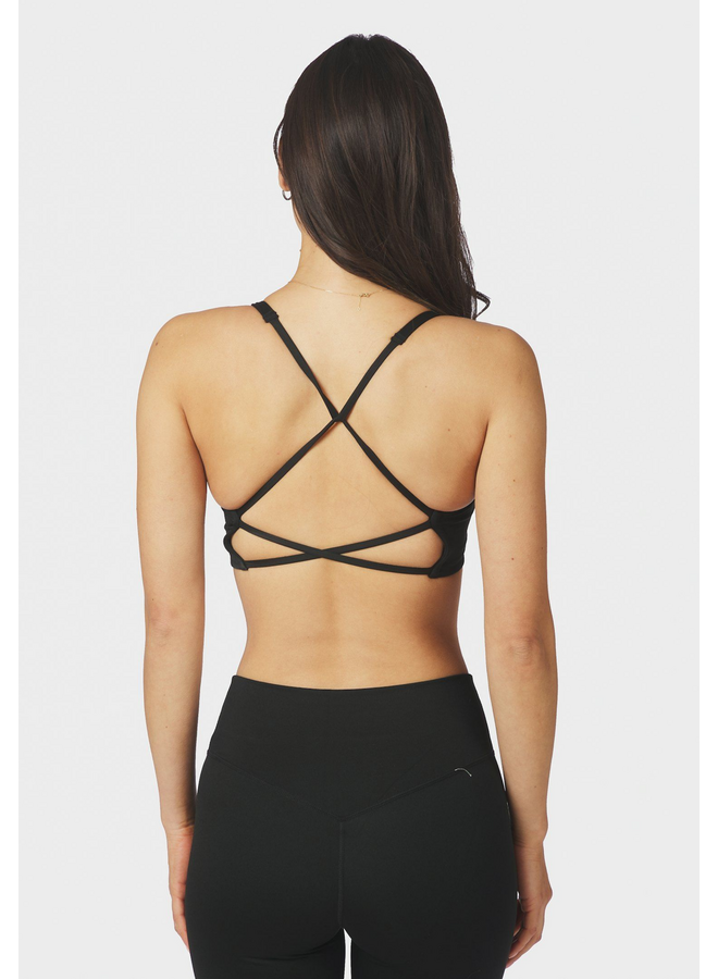 Neo Noir Ea String Top Black