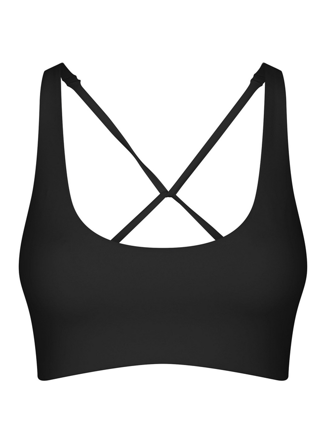 Neo Noir Ea String Top Black