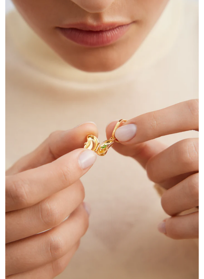 Les Néréides Gold Magic Bean Pendant