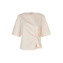 Second Female Arkai Drape Tee Eggnog