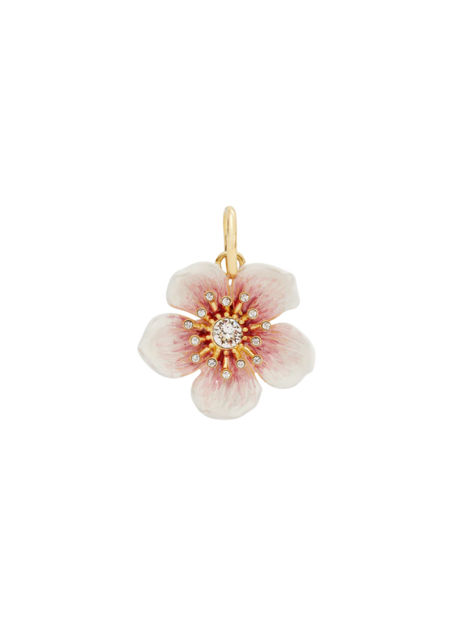 Les Néréides White Cherry Blossom Pendant