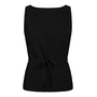 Neo Noir Nassa Linen Top Black