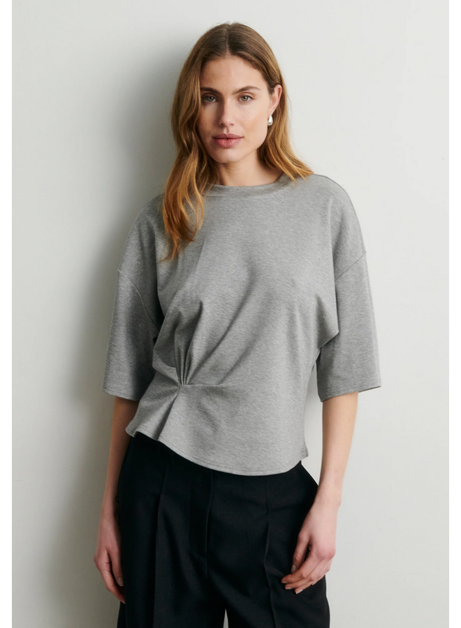 Second Female Missouri Tee Mid Grey Melange