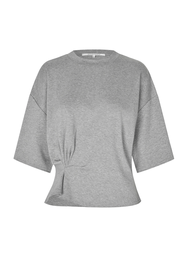 Second Female Missouri Tee Mid Grey Melange