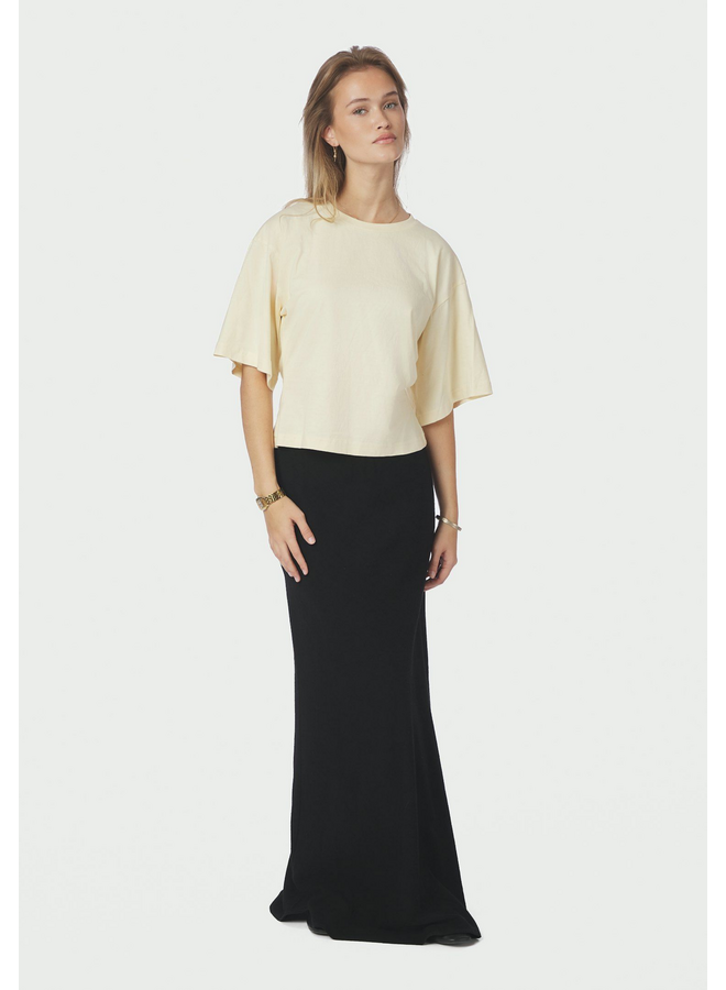 Neo Noir Asha Boxy Tee Butter Yellow