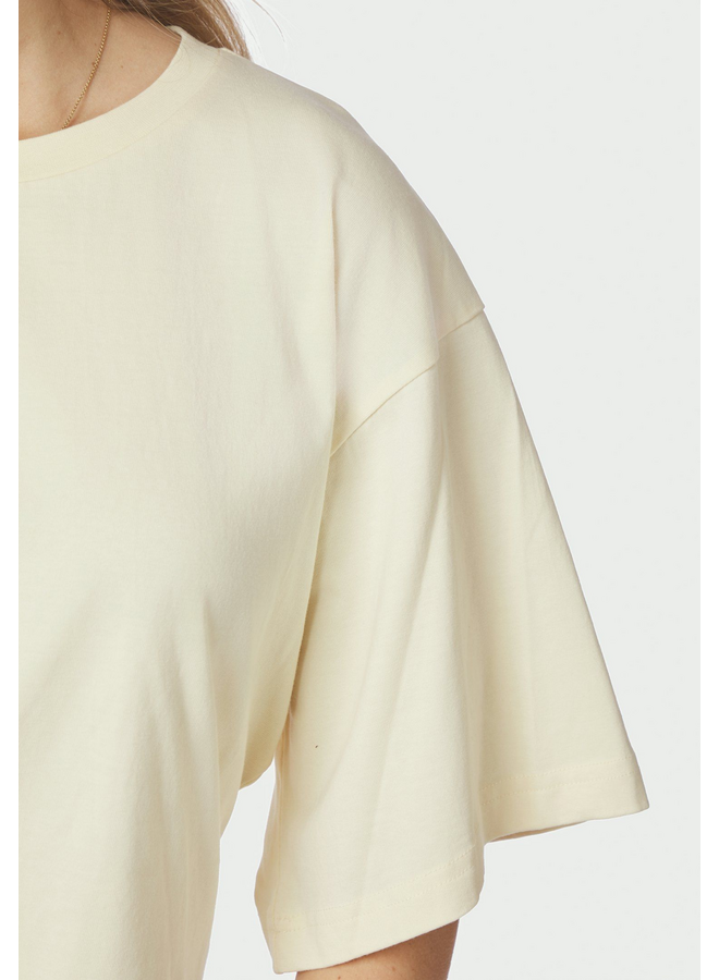 Neo Noir Asha Boxy Tee Butter Yellow