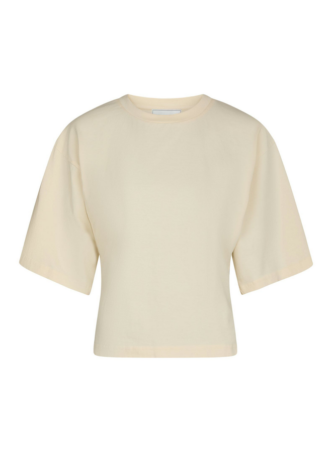 Neo Noir Asha Boxy Tee Butter Yellow