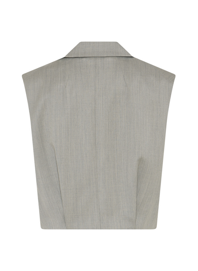 Bruuns Bazaar Phiala Linisi Waistcoat Beige Melange