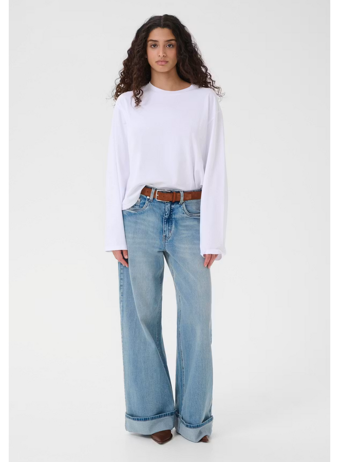 Gestuz Tima Longsleeve Tee NOOS Bright White