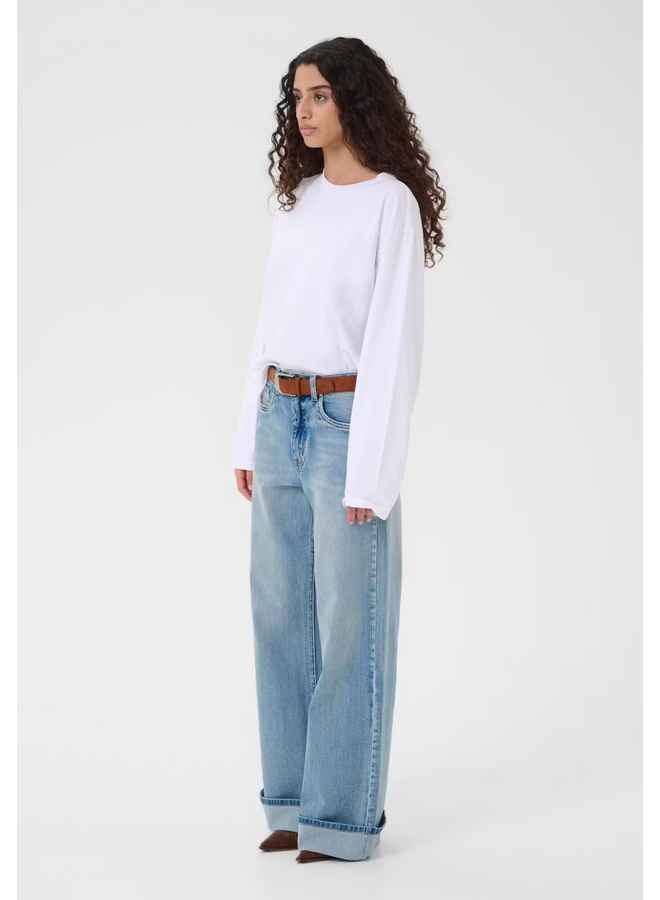 Gestuz Tima Longsleeve Tee NOOS Bright White