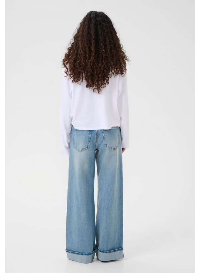 Gestuz Tima Longsleeve Tee NOOS Bright White