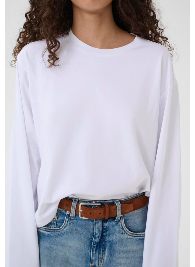 Gestuz Tima Longsleeve Tee NOOS Bright White