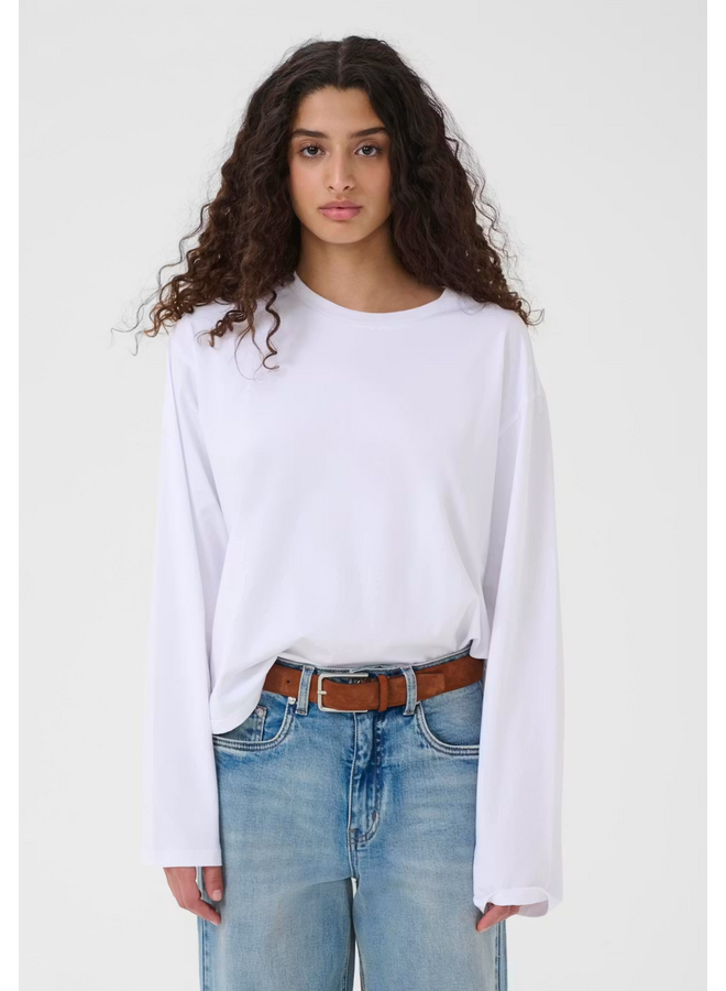 Gestuz Tima Longsleeve Tee NOOS Bright White