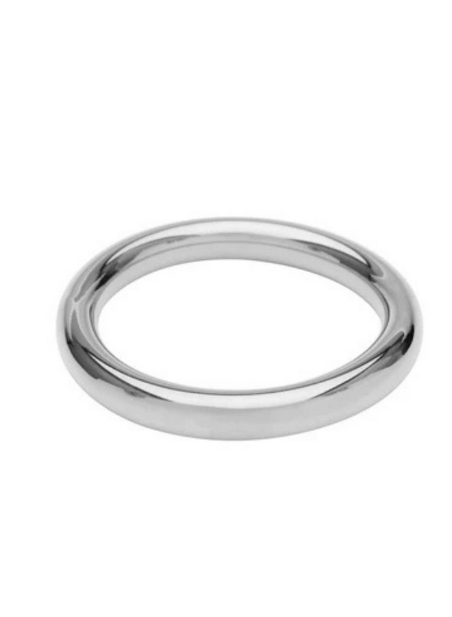 Pico Ray Bangle 10mm Silver Plated