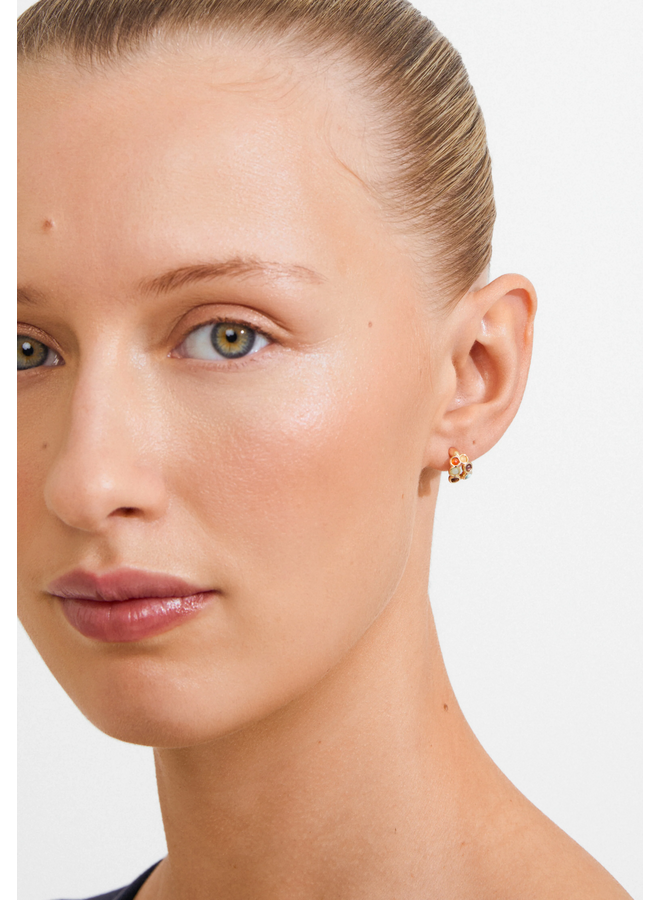 Pilgrim LONNIE earrings gold-plated/multi