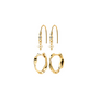 Pilgrim MORIN earrings 2-in-1 set, gold-plated