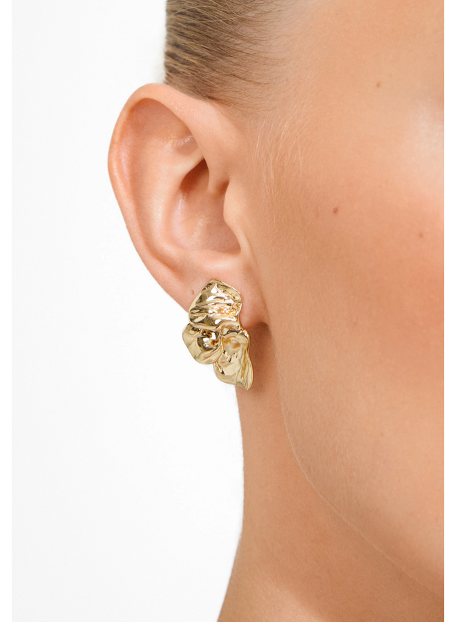 Pilgrim SOLARI earrings gold-plated