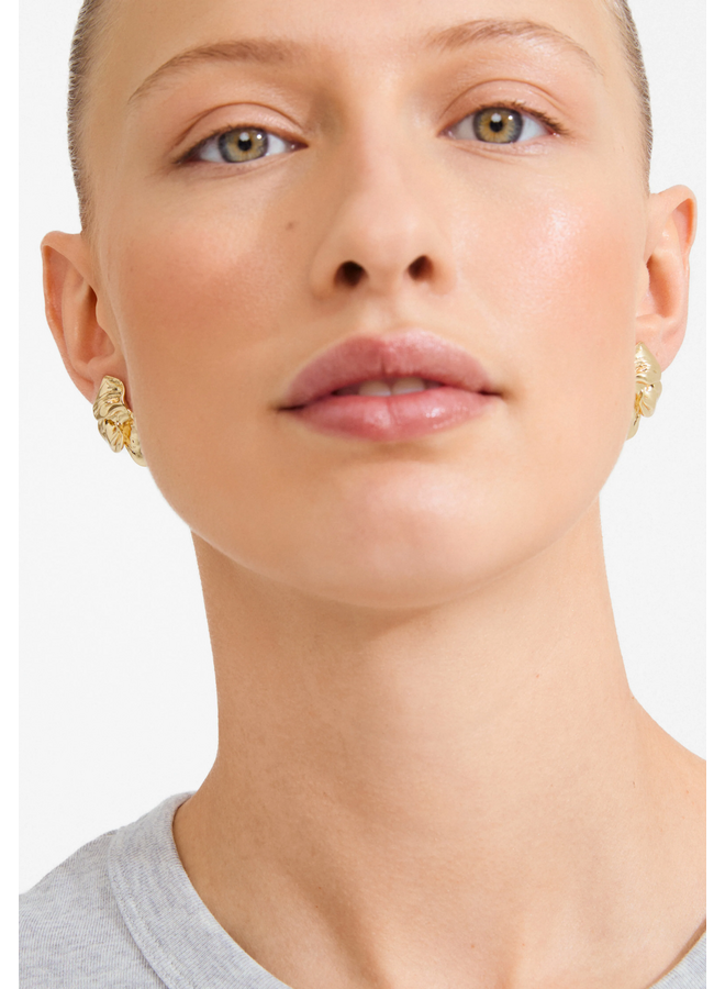 Pilgrim SOLARI earrings gold-plated