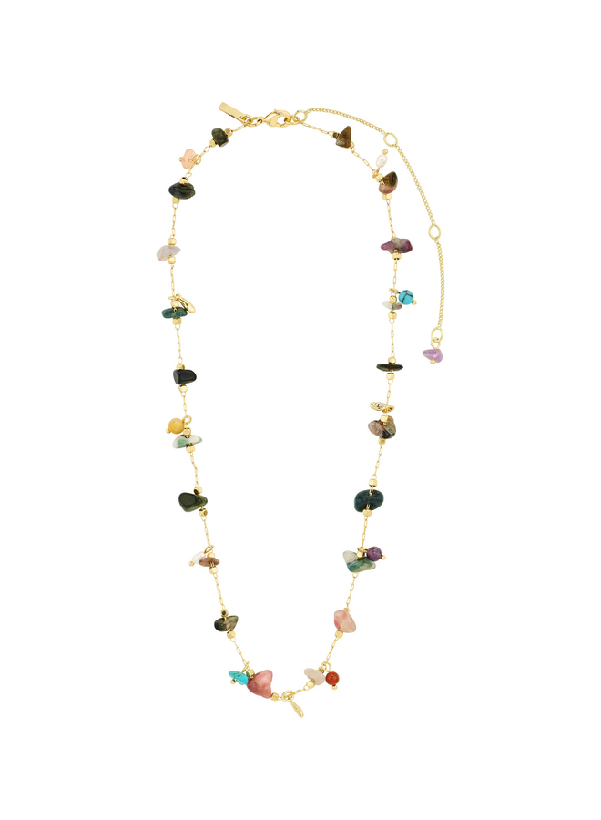 Pilgrim HERE necklace gold-plated/multi