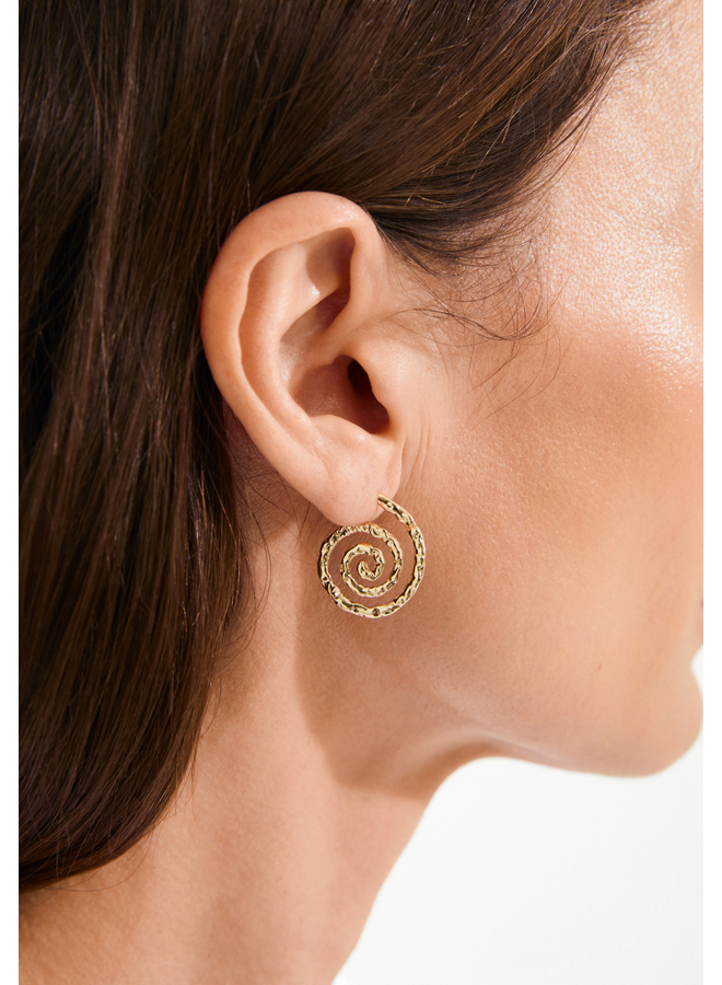 Pilgrim STILL earrings gold-plated