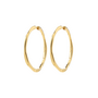 Pilgrim PRESENCE hoop earrings gold-plated