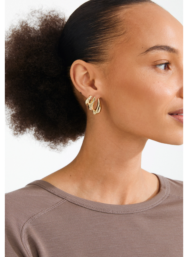 Pilgrim PRESENCE earrings gold-plated