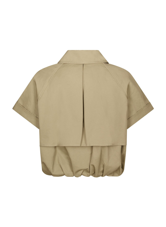 Neo Noir Lisha Trench Vest Taupe