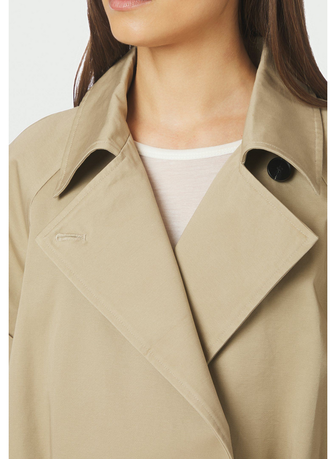 Neo Noir Lisha Trench Vest Taupe