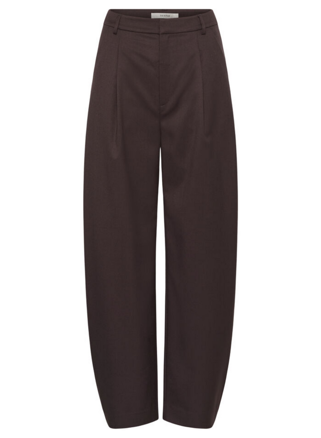 Gestuz Callia MW Barrel Pants Deep Plum