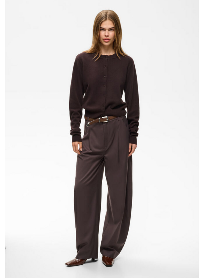 Gestuz Callia MW Barrel Pants Deep Plum