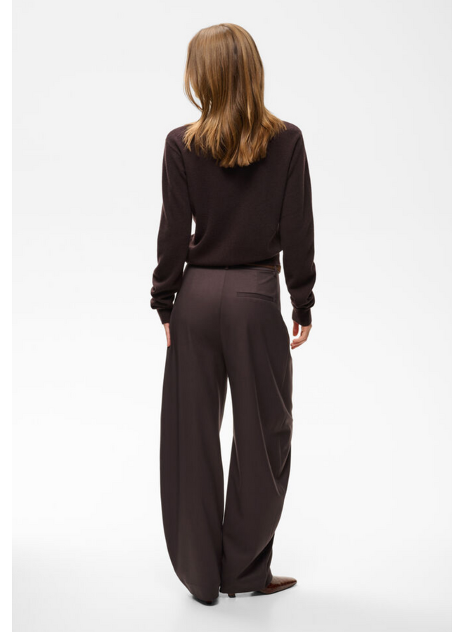 Gestuz Callia MW Barrel Pants Deep Plum