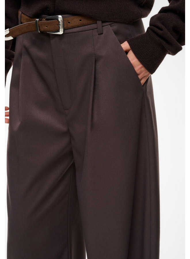 Gestuz Callia MW Barrel Pants Deep Plum