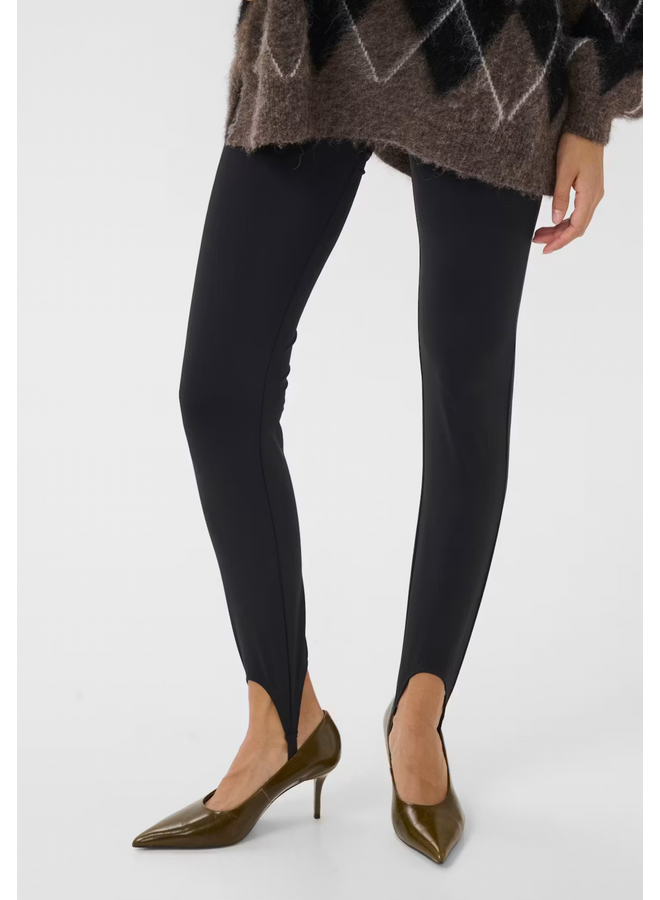 Gestuz Lyrose Strap Leggings Black