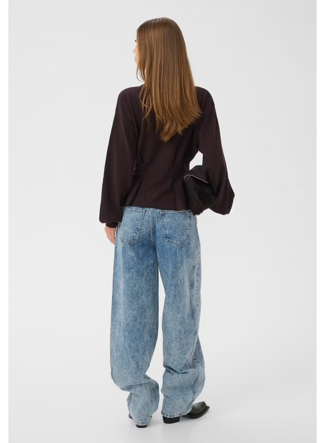 Gestuz Mawi HW Ballon Jeans Light Blue Acid Wash