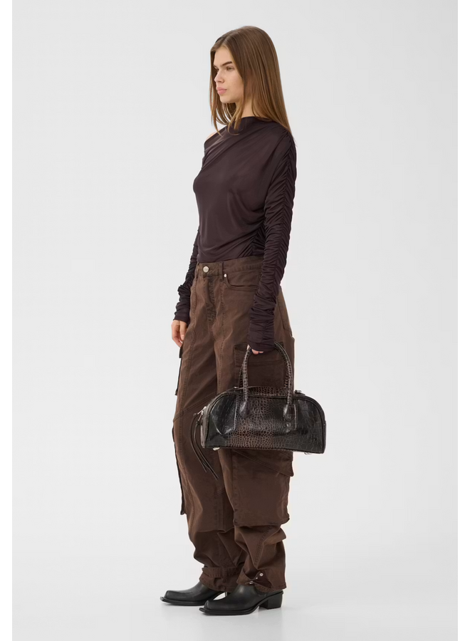 Gestuz Svedae Longsleeve Top Deep Plum